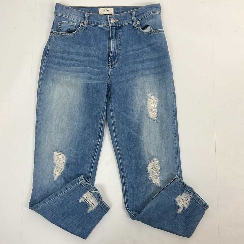LTJ Letter To Juliet Straight Leg Distressed Women’s Jeans Size 27